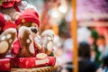 Bear doll wearing red hat Royalty Free Stock Photo
