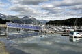 Valdez harbor, Alaska Royalty Free Stock Photo