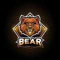 Bear emblem logo esport