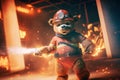 Bear Firefighter Fights Inferno in Unreal Engine Cinematic