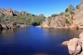 Bear Gulch Reservoir in Pinnacles National Park, California Royalty Free Stock Photo