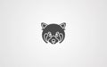 Bear vector icon sign symbol Royalty Free Stock Photo