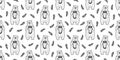 Bear isolated Polar Bear camera vector photography seamless pattern cartoon wallpaper background Royalty Free Stock Photo