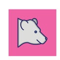 Bear Isolated Vector icon that can be easily modified or edited Royalty Free Stock Photo