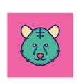 Bear Isolated Vector icon that can be easily modified or edited Royalty Free Stock Photo
