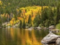 Bear Lake Autumn Reflected Royalty Free Stock Photo