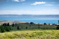 Bear Lake at the border Utah - Idaho