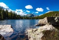 Bear Lake at Rocky Mountain National Park in Colorado Royalty Free Stock Photo
