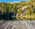 Bear Lake, Rocky Mountains, Colorado, USA Royalty Free Stock Photo