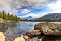 Bear lake in the Rocky Mountan National Park, Colorado Royalty Free Stock Photo