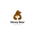 Bear Logo and Honey Jar icon