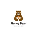 Bear Logo and Honey Jars icon