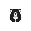 Bear Logo silhouette clipart