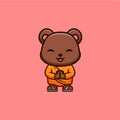Bear Monk Cute