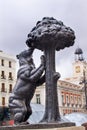 Bear and Mulberry Tree Statue Symbol Madrid Spain