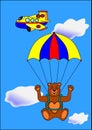 Bear paratrooper