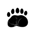 Bear paw Royalty Free Stock Photo