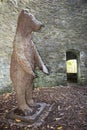 The Bear Pit Sculpture Sheffield Botanical Gardens South Yorkshire December 2017