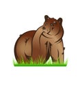 Grizzlie Bear logo Royalty Free Stock Photo