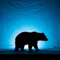 The bear s shape is clearly defined showcasing its robust form Royalty Free Stock Photo