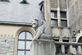 Bear sculpture - architectural decoration