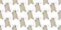 Bear seamless pattern vector polar bear panda heart valentine isolated teddy background wallpaper