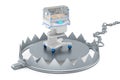 Bear trap with neonatal incubator, 3D rendering