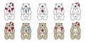 Bear vector polar bear icon baby candy cap teddy logo symbol character cartoon illustration doodle design