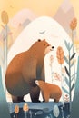 Bear-y Much Love: A Naive Art Tribute to Mothers