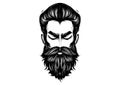 Beard Elegance Redefined: Logo Vectors