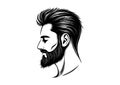 Beard Enigma Unveiled: Logo Vectors