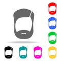 Beard icon. Barber Element multi colored icons for mobile concept and web apps. icon for website design and development, app devel Royalty Free Stock Photo