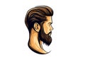 Beard Majesty: Vector Logo Designs