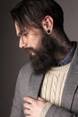 Beard and tatoos