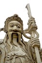 beard in the temple bangkok asia face step wat pal Royalty Free Stock Photo
