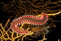 The bearded fireworm Hermodice carunculata Royalty Free Stock Photo