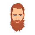 Bearded Guy icon. Colored vector element from beards collection. Creative Bearded Guy icon for web design, templates and