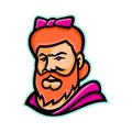 Bearded Lady Mascot