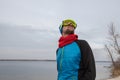 Bearded man, looking to the sky Royalty Free Stock Photo