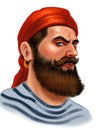 Bearded pirate