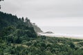 Beards Hollow overlook at Cape Disappointment State Park, Washington State