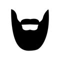 beardy icon. Trendy beardy logo concept on white background from