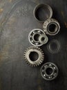 Bearing and gear Royalty Free Stock Photo