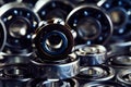 Bearings. Ball bearings. Thrust bearings Royalty Free Stock Photo