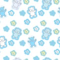 Bears Toys Seamless Pattern