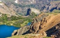 Beartooth Highway, Twin Lakes. Wyoming, USA. Royalty Free Stock Photo