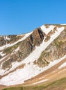 Beartooth Pass. Peaks of Beartooth Mountains, Wyoming, USA. Royalty Free Stock Photo