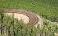 Beartooth Scenic Curvy Highway. Montana, Wyoming. USA. Royalty Free Stock Photo