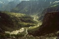 View of a River Beas travel through valley Royalty Free Stock Photo