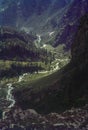 River Beas travel through Himalayan valley Royalty Free Stock Photo